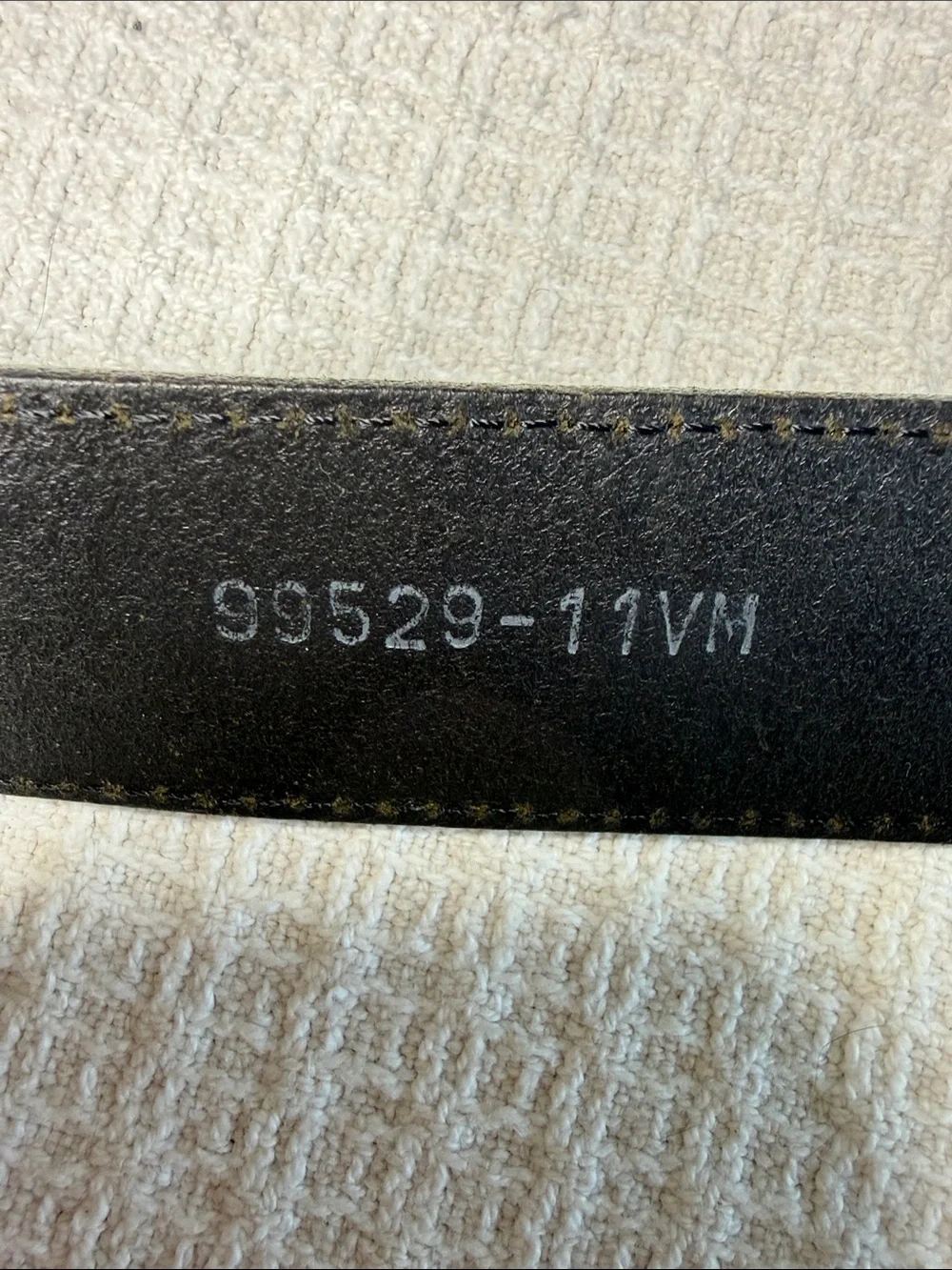 Harley Davidson Black leather belt size 40